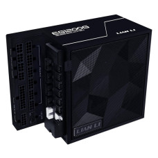 Lian Li Edge Series - 1200W Full Modular Power Supply (Fan USB Hub Included) - Gold - ATX 3.1 - PCIE 5.1 Support - 12V-2x6 Connector - L-Shape Design for Dual Chamber Case - Black (EG1200G.BH)